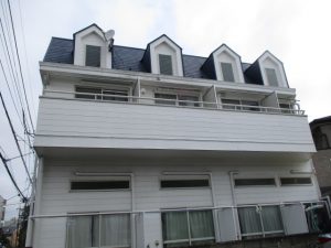 東村山市　Ｏアパート　外壁塗装　屋根塗装 (3)